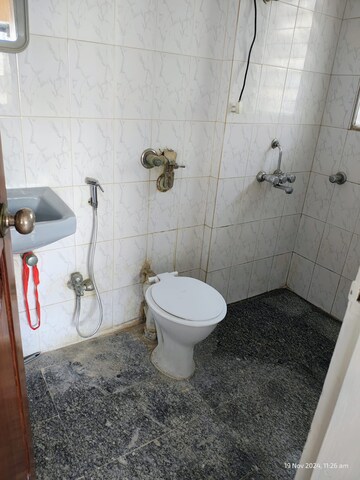 Bathroom in 1 BHK Apartment at Satellite Garden, Goregaon East – for Rent