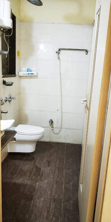 Bathroom in 1 BHK Apartment at Sejal Park Society, Dahisar East – for Rent