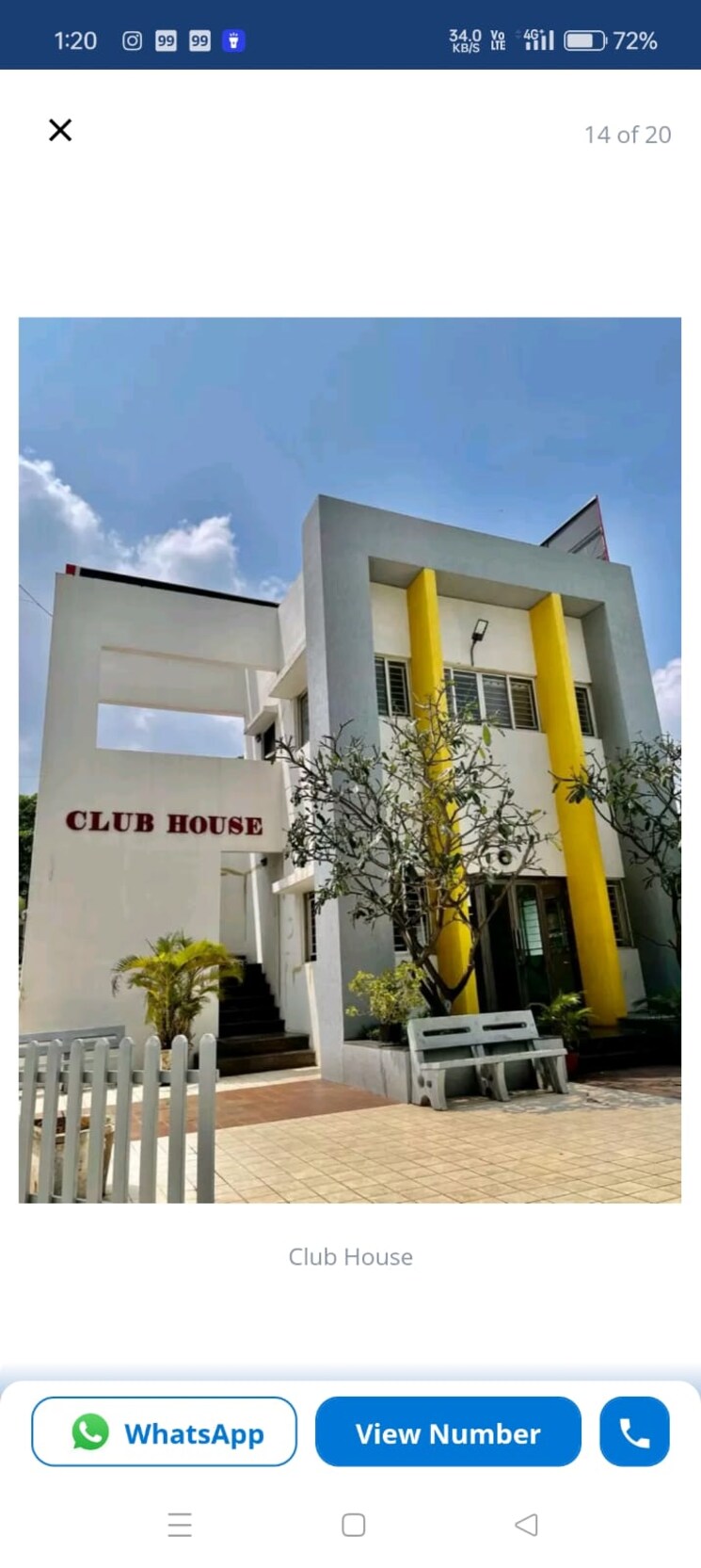 Exterior View, kumar-papillon 2 Bedroom 1100 Sq.Ft. Apartment In Pashan Pune 8439932