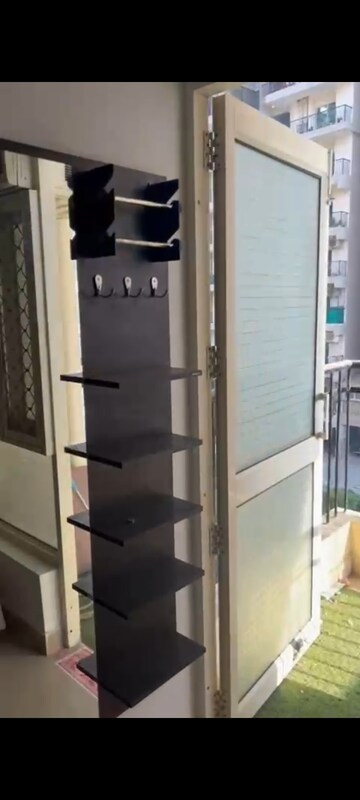 Staircase in 3 BHK Apartment at Uninav Heights Phase I, Raj Nagar Extension – for Rent