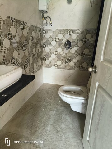 Bathroom in 1 BHK Apartment at Sanghvi Ecocity Woods, Mahajanwadi – for Rent