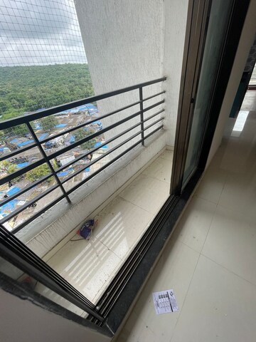 Balcony in 2 BHK Apartment at Sanghvi Ecocity Woods, Mahajanwadi – for Rent
