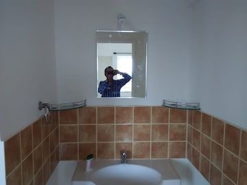 Bathroom in 2 BHK Apartment at Pegasus Megapolis Splendour, Hinjewadi – for Rent