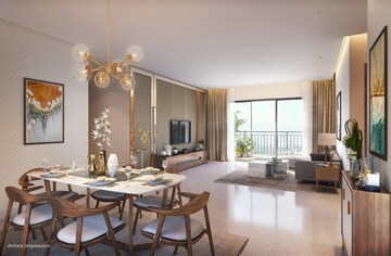 Living Room in 2 BHK Apartment at Shapoorji Pallonji Joyville Phase 2, Sector 102 – for Rent