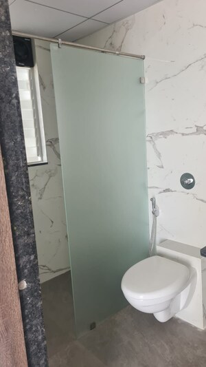 Bathroom in 3 BHK Apartment at Goel Ganga Serio, Kharadi – for Sale