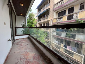 Balcony in 3 BHK Apartment at Palm Residency Chhatarpur, Chattarpur – for Rent