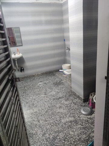 Bathroom in 1 BHK Builder Floor at Paschim Vihar – for Rent