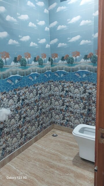 Bathroom in 3 BHK Apartment at Paschim Vihar – for Rent