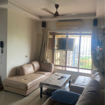 Living Room in 3 BHK Apartment at Bhoomi Valley, Huzefa Nagar – for Rent