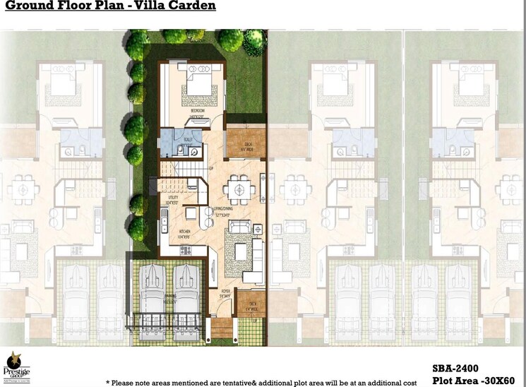 Master Plan, prestige-augusta-golf-village 3 Bedroom 2400 Sq.Ft. Villa In Kothanur Bangalore 8441376