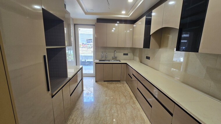 Kitchen, rajouri garden 3 Bedroom 200 Sq.Yd. Builder Floor In Rajouri Garden Delhi 8441588