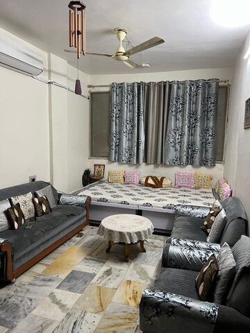 Living Room in 2 BHK Apartment at Thaltej – for Rent