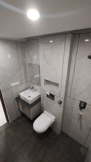 Bathroom in 3 BHK Apartment at CRD Golden Castle, Patiala Road – for Rent