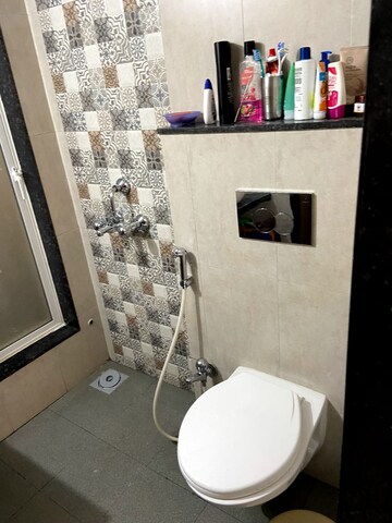 Bathroom in Studio Apartment at JP North, Mira Road – for Rent