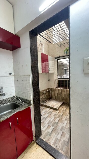 Kitchen in 2 BHK Apartment at KFP Chesterfield, Dhanori – for Rent