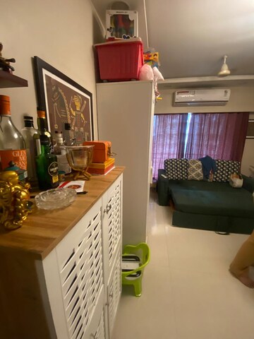 Living Room in 1 BHK Apartment at Gurukrupa Marina Enclave, Malad West – for Rent