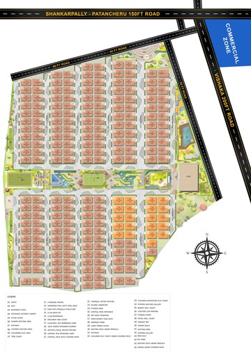 Master Plan in 5 BHK Villa at Kollur – for Sale