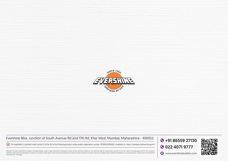 undefined, evershine-bliss 2 Bedroom 750 Sq.Ft. Apartment In Bandra West Mumbai 8441997