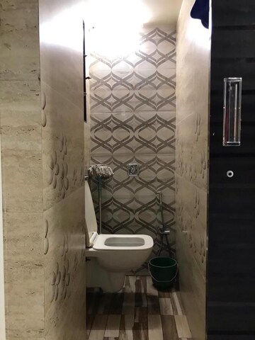 Bathroom in 2 BHK Apartment at Gurukrupa Marina Enclave, Malad West – for Rent