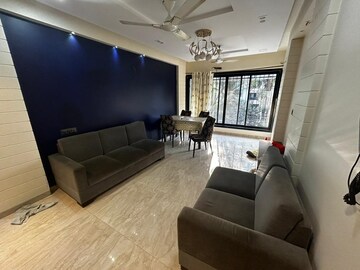 Living Room in 2 BHK Apartment at Gurukrupa Marina Enclave, Malad West – for Rent