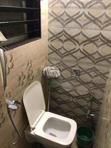 Bathroom in 2 BHK Apartment at Gurukrupa Marina Enclave, Malad West – for Rent
