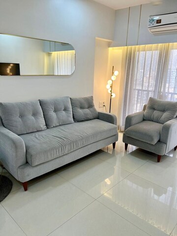 Bedroom in 3 BHK Apartment at Gurukrupa Marina Enclave, Malad West – for Rent