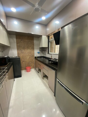 Staircase in 3 BHK Apartment at Gurukrupa Marina Enclave, Malad West – for Rent