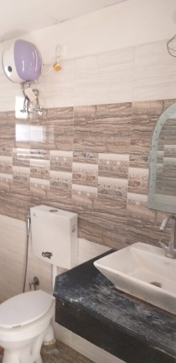 Bathroom in 3 BHK Apartment at Gomti Nagar – for Rent