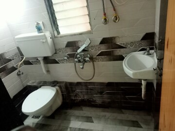 Bathroom in 2 BHK Apartment at Abhay Sheetal Complex, Mira Road – for Rent