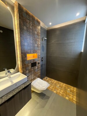 Kitchen in 3 BHK Builder Floor at CRD Golden Castle, Patiala Road – for Sale