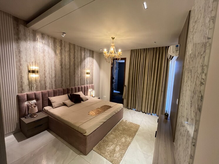 Bedroom, crd-golden-castle 3 Bedroom 1800 Sq.Ft. Builder Floor In Patiala Road Zirakpur 8442490