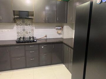 Kitchen in 3 BHK Builder Floor at Bharat Residency Gurgaon, Sector 15 – for Rent