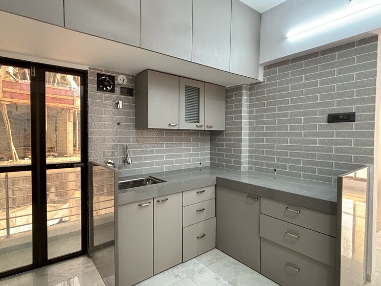 Kitchen, shantee-flamingo-residency 2 Bedroom 630 Sq.Ft. Apartment In Gokul Aagan Palghar 8442548