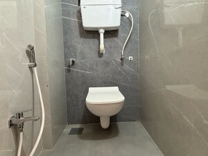 Bathroom in 2 BHK Apartment at Shantee Flamingo Residency, Gokul Aagan – for Sale