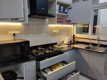 Kitchen in 3 BHK Apartment at Pashmina Waterfront, Old Madras Road – for Rent