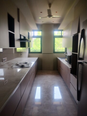 Kitchen in 4 BHK Builder Floor at Ansal Sushant Lok I, Sector 43 – for Rent