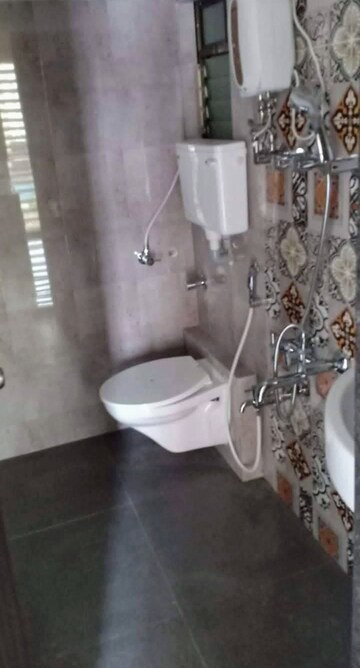 Bathroom in 1 BHK Apartment at Bhoomi Acropolis, Virar West – for Rent