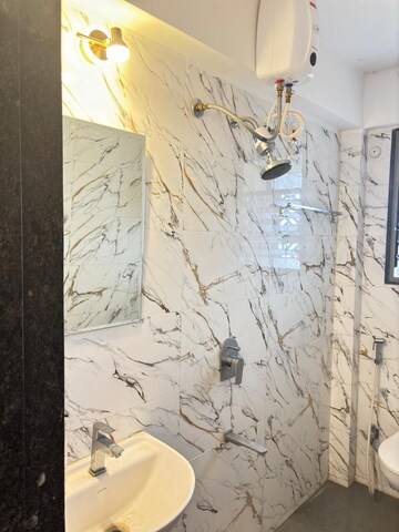 Bathroom in 2 BHK Apartment at Excellaa Panama Park, Lohgaon – for Sale