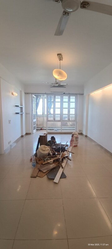 Staircase in 3 BHK Apartment at Eros Woodbury Tower, Charmwood Village – for Rent
