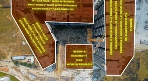 Master Plan in 3 BHK Apartment at Svadha Mackennas, Kollur – for Sale