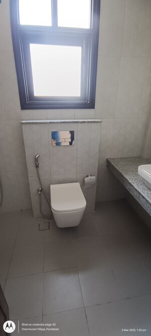 Bathroom in 4 BHK Apartment at Eros Edenwood Towers, Lakkarpur – for Sale