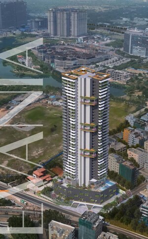 3.5 BHK Apartment – Exterior View View at AVR Evania, Kokapet - for Sale