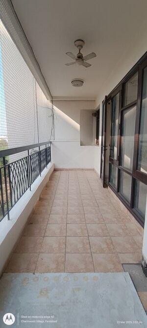 Staircase in 4 BHK Apartment at Eros Kenwood Tower, Charmwood Village – for Sale