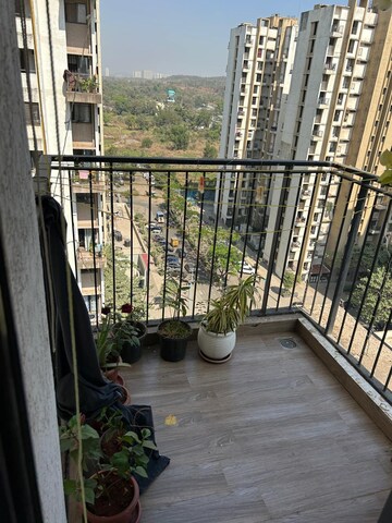 Balcony in 1 BHK Apartment at Lodha Palava City Lakeshore Greens, Dombivli East – for Rent