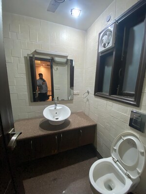 Bathroom in 4 BHK Builder Floor at Greater Kailash ii – for Sale