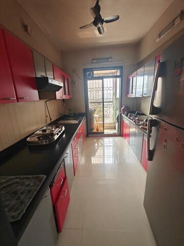 Kitchen in 3 BHK Apartment at Ambika Heights, Nerul – for Rent