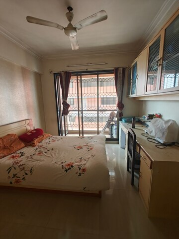 Bedroom in 3 BHK Apartment at Ambika Heights, Nerul – for Rent