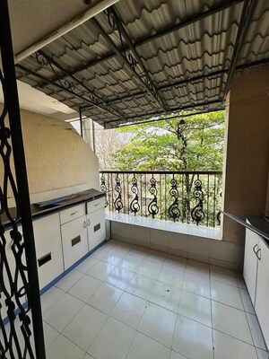 Balcony in 3 BHK Apartment at Flower Valley Apartment, Wanowrie – for Sale