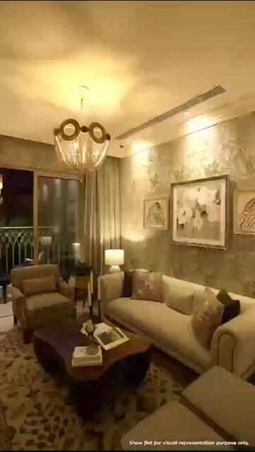 Living Room in 3 BHK Apartment at Hiranandavi Rodas Enclave Rosehill, Patlipada – for Rent
