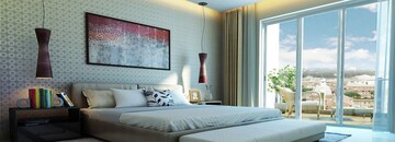 Bedroom in 2 BHK Apartment at LnT Crescent Bay T3, Parel – for Rent